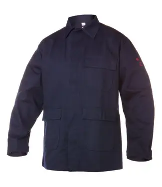 Basicline Koln Brandvertragende Werkjas Ongevoerd Donkerblauw bij Bedrijfskledingonline