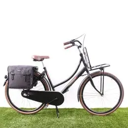Basil Dubbele fietstas Mara 26L Zwart bij Fietstas.com