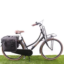 Basil Dubbele fietstas Mara XXL 47L Zwart bij Fietstas.com