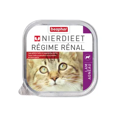 Beaphar Nierdieet Kattenvoer Lam 100gr bij Discus