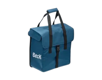 Beck Canvas Shopper Fietstas – Blauw bij Bakfietscentrale