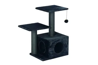 Beeztees Serpa - Krabpaal - Zwart - 70x45x44 cm bij Welkoop
