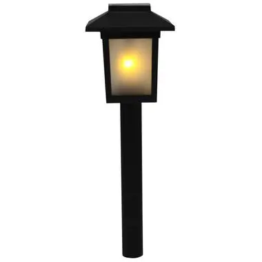 Ben Tools Prikspot - solar tuinverlichting - vlameffect - 34 cm bij Leen Bakker