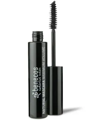Benecos Mascara maximum volume intens zwart (8 ml) bij InternetDrogisterij