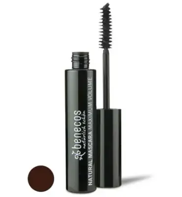Benecos Mascara smooth bruin maximum volume (8 ml) bij InternetDrogisterij
