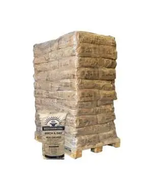 Best Charcoal | Pallet Birch and Oak Houtskool 36 x 10 kg bij Rookplankje.nl