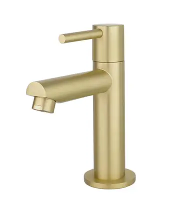 Best Design Luxerio Line Lucente fontein 14 cm mat goud bij SaniSupreme