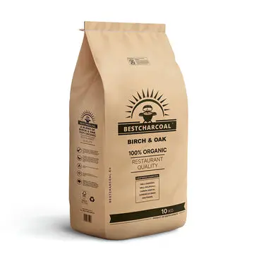 BestCharcoal Birch & Oak Houtskool 10 kg bij BBQ Wereld