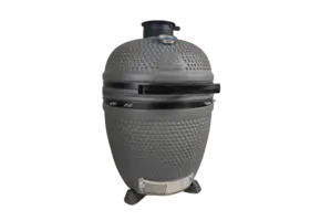 BestCharcoal Kamado Large Grey Solo bij BBQtime.nl