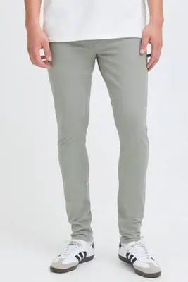 BHNATAN slim chino grijs bij Wehkamp
