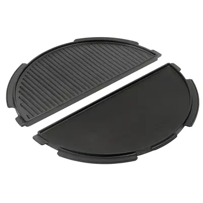 Big Green Egg Half Cast Iron Plancha Griddle Large bij Vuur & Rook
