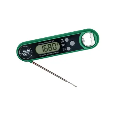 Big Green Egg Thermometer met Flessenopener bij Kamado Express