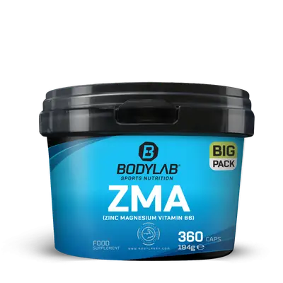 BIG PACK ZMA - Zink-Magnesium-Vitamin B6 (360 capsules) bij Bodylab