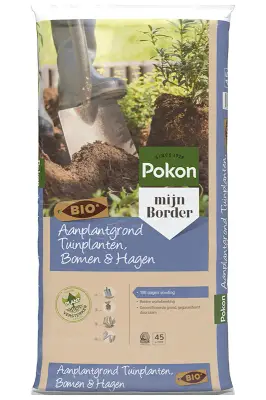 Bio MPS Aanplantgrond Tuinplanten, Bomen & Hagen 45L 100% turfvrij Pokon bij Warentuin