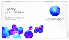 Biofinity multifocal toric 6 Pack LEVERTIJD 4 -6 WEKEN bij Voordeligste Lenzen