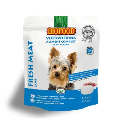 Biofood Vleesvoeding Compleet Hondenvoer Lam 7x90gr bij Discus
