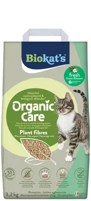 Biokats Organic Care Plantenvezels Fresh - Kattenbakvulling bij Welkoop
