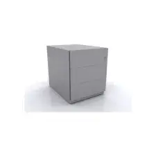 BISLEY Basic Verrijdbaar Ladeblok met 3 Laden 502 x 420 x 565 mm Zwart bij Office1