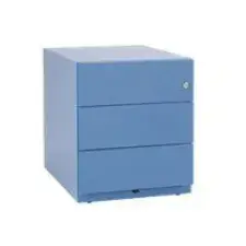 BISLEY Basic Verrijdbaar Ladeblok met 3 Laden 502 x 420 x 565 mm Zilver bij Office1