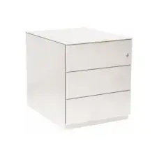 BISLEY Basic Verrijdbaar Ladeblok met 3 Laden 502 x 420 x 565 mm Wit bij Office1