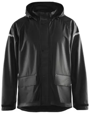 Blåkläder 4311-2000 Regenjas LEVEL 1 Zwart bij CDM Bedrijfskleding