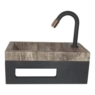 Black'N Roses fontein toilet bij Sanitear
