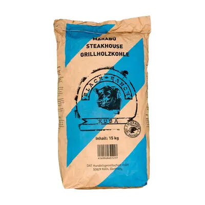 Black Ranch Marabu houtskool – 15 kg bij Kolenboertje