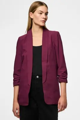 blazer PCBOSELLA paars bij Wehkamp