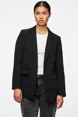 blazer PCBOSSY zwart bij Wehkamp