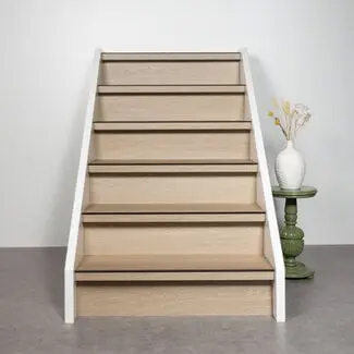 Blonde Wood | pvc | doe-het-zelf traprenovatie set bij Stairscompany