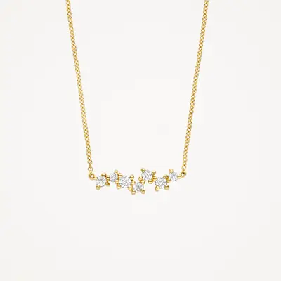 Blush Ketting 14kt Goud met Zirkonia's 3191YZI bij Juwelier van Dam