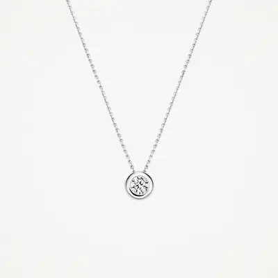 Blush Ketting 14kt Witgoud 3052WZI bij Juwelier van Dam