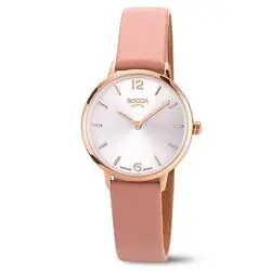 BOCCIA Titanium horloge roze 3345-04 bij Zilver.nl