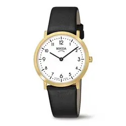 BOCCIA Titanium vergulde horloge bij Zilver.nl