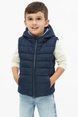 bodywarmer - donkerblauw bij Wehkamp