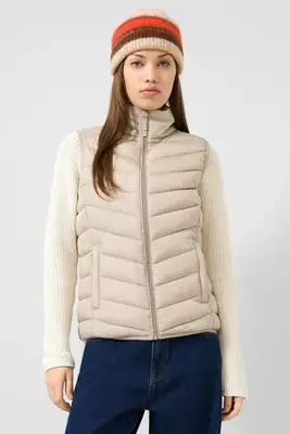 bodywarmer - zand bij Wehkamp