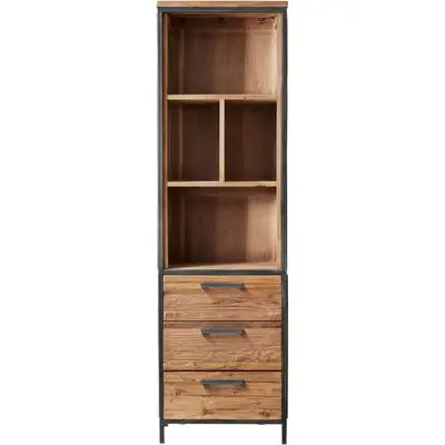 Boekenkast ROMARO(55 CM) teakhout mix rough bij Pronto Wonen
