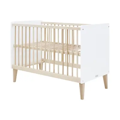 Bopita Ledikant 60 x 120 cm - Indy - Wit/Naturel bij Baby-Dump