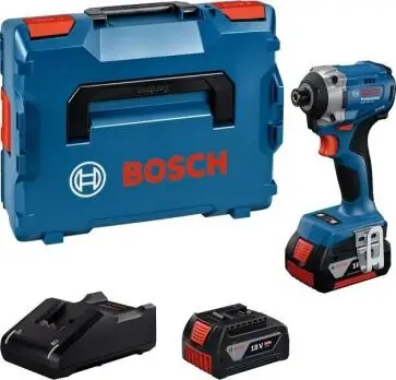 Bosch GDR 18V-215 2X 4,0 AH L-BOXX ACCUSLAGSCHROEVENDRAAIER bij Gereedschappelijk
