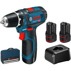 Bosch GSR 12V-15 accu schroefboormachine 12V 2x2Ah bij Toolstation Nederland