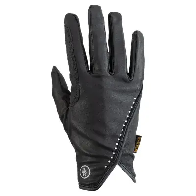 BR Glowé Rijhandschoenen zwart maat:8.5 bij Paardensportwebshop