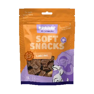 Braaaf Soft Snack Cubes - Lam & Vis bij Introgreen