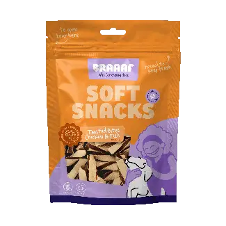 Braaaf Soft Snack Gedraaide Bites - Kip & Vis bij Introgreen