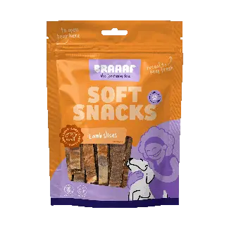 Braaaf Soft Snack Slices - Lam & Vis bij Introgreen