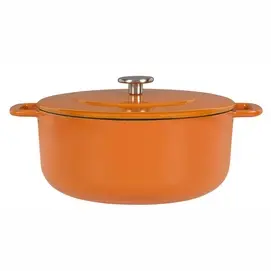 Braadpan Combekk Dutch Oven Orange 24 cm bij Kookexpert