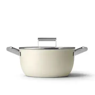 Braadpan CSF2412CRM Crème 24 cm 5.4 liter bij Marc Cook & Home