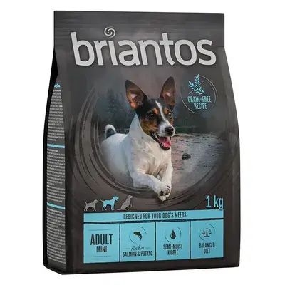 Briantos Adult Mini Zalm & Aardappel - Graanvrij Hondenvoer 4 x 1 kg bij Bitiba