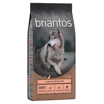 Briantos Senior Kalkoen & Aardappel (Graanvrij) Hondenvoer 12 kg bij Bitiba