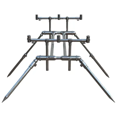 Brilliant RodPod+ - 3-Rods - Stainless Steel bij KarperCentrale