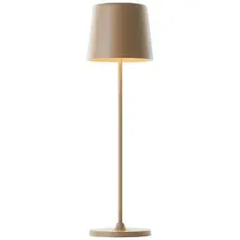 Brilliant Tafellamp Kaami Metaal Kunststof Bruin 2W 310lm - 830 Warm Wit | 370mm - IP44 - Buitenverlichting - Dimbaar bij Lampdirect